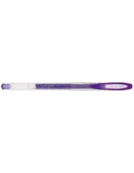 ROLLER GEL UNI-BALL SIGNO SPARKLING 10 UM-120SP  VIOLETA