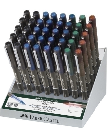 ROLLER TLIQ FABER-CASTELL FINE 07 mm EXPOSITOR DE 40