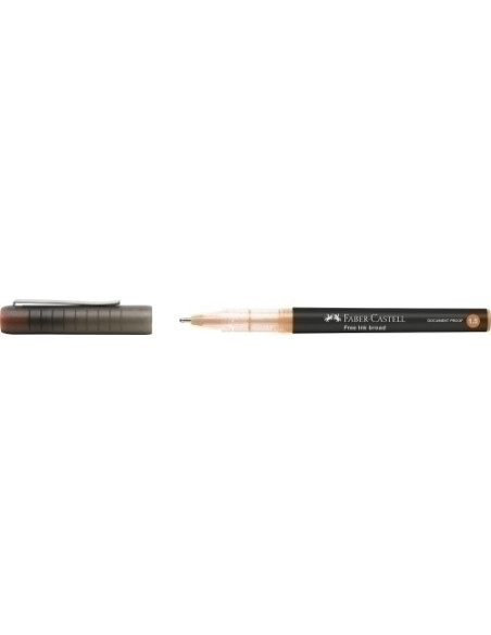 ROLLER TLIQ FABER-CASTELL FREE INK BROAD 15 NARANJA
