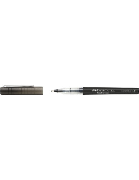 ROLLER TLIQ FABER-CASTELL FREE INK BROAD 15 NEGRO