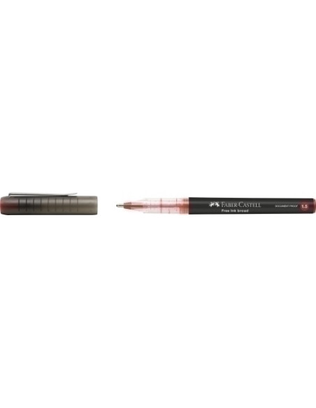 ROLLER TLIQ FABER-CASTELL FREE INK BROAD 15 ROJO