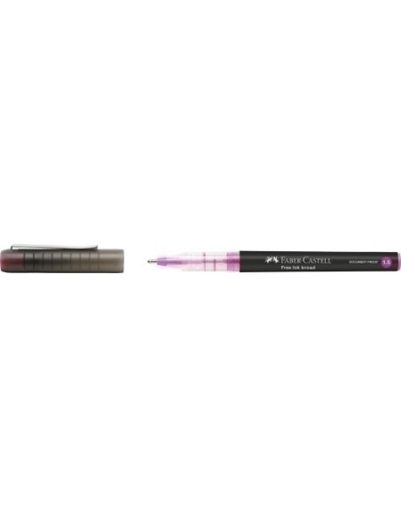 ROLLER TLIQ FABER-CASTELL FREE INK BROAD 15 ROSA