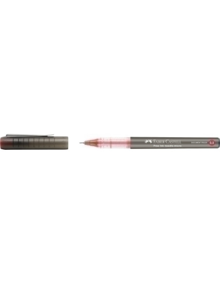 ROLLER TLIQ FABER-CASTELL MICRO 05 mm ROJO