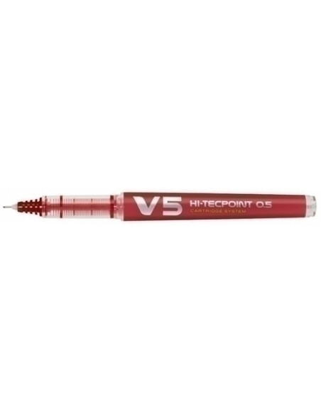 ROLLER TLIQ PILOT V-5 RECARGABLE  ROJO