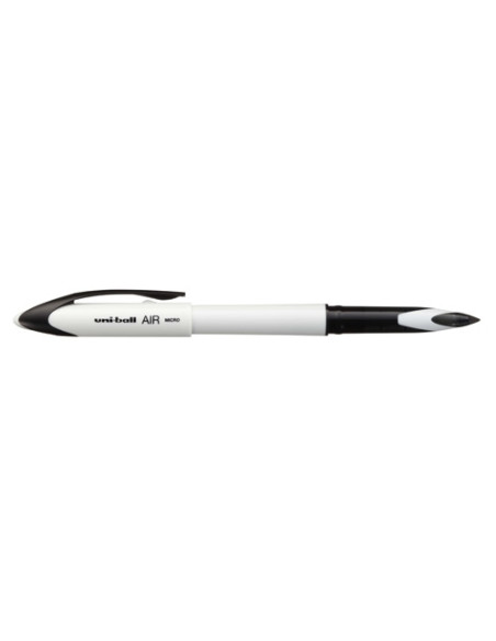 ROLLER TLIQ UNI-BALL AIR MICRO 05 BLACK&WHITE CUERPO BLANCO TINTA NEGRA