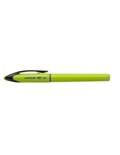 ROLLER TLIQ UNI-BALL AIR MICRO 05 FASHION CUERPO VERDE LIMA TINTA AZUL