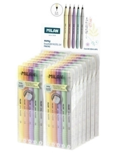 ROTULADOR  MILAN SWAY FINELINER 04 mm EXPOSITOR de 14 ESTUCHES 5 rotul x estuche