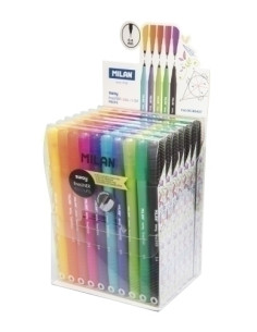 ROTULADOR  MILAN SWAY FINELINER 04 mm EXPOSITOR de 7 ESTUCHES 10 rotul x estuche