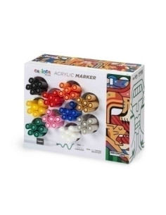 ROTULADOR ACRILICO CARIOCA PLUS EXPOSITOR de 60