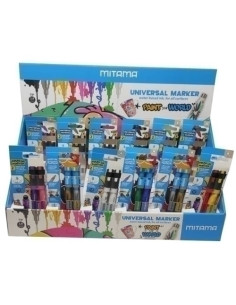 ROTULADOR ACRILICO MITAMA 25mm EXPOSITOR de 60