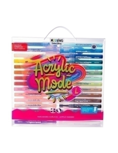 ROTULADOR ACRILICO MOOVING 34-37mm  PACK de 30