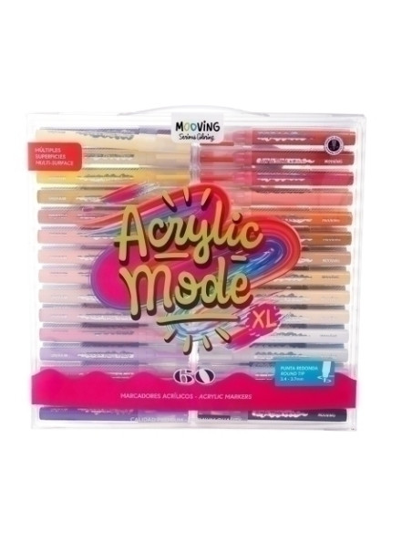 ROTULADOR ACRILICO MOOVING 34-37mm  PACK de 60