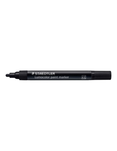 ROTULADOR ACRILICO STAEDTLER  349 LUMOCOLOR PAINT PERMANENTE NEGRO