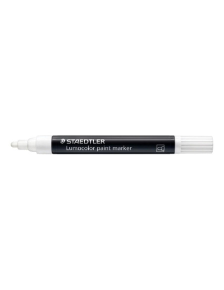 ROTULADOR ACRILICO STAEDTLER 349 LUMOCOLOR PAINT PERMANENTE BLANCO