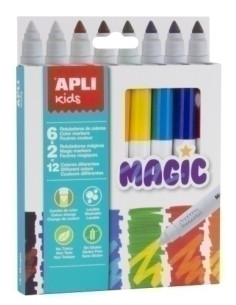 ROTULADOR APLI MAGIC   ESTUCHE de 8