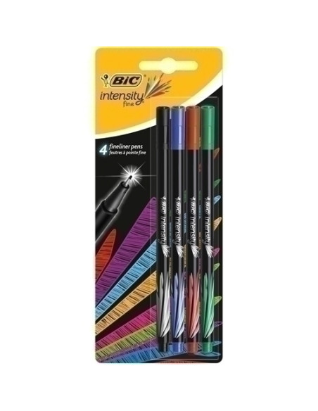 ROTULADOR BIC INTENSITY  4 COLORES SURTIDOS