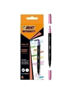 ROTULADOR BIC INTENSITY HIGHLIGHTER BLISTER DE 6