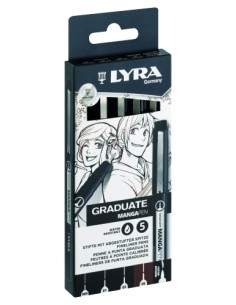 ROTULADOR CALIBRADO LYRA GRADUATE MANGA CAJA de 5