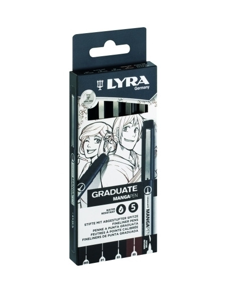 ROTULADOR CALIBRADO LYRA GRADUATE MANGA CAJA de 5