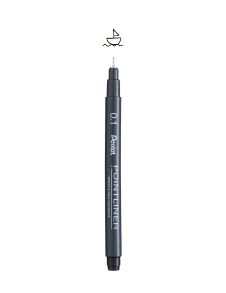 ROTULADOR CALIBRADO PENTEL S20P POINTLINER 01 mm