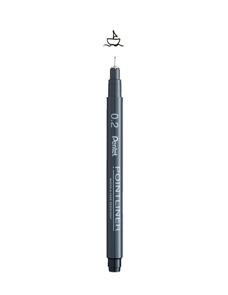 ROTULADOR CALIBRADO PENTEL S20P POINTLINER 02 mm