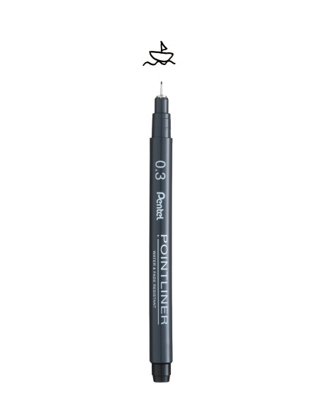 ROTULADOR CALIBRADO PENTEL S20P POINTLINER 03 mm