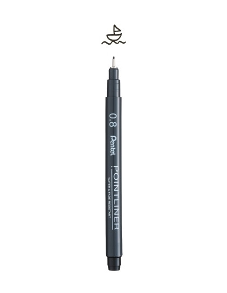 ROTULADOR CALIBRADO PENTEL S20P POINTLINER 08 mm