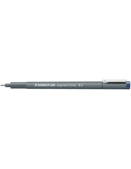 ROTULADOR CALIBRADO STAEDTLER 308 PIGMENT LINER 03 mm AZUL