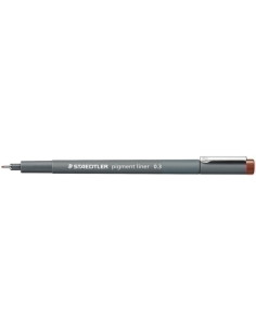 ROTULADOR CALIBRADO STAEDTLER 308 PIGMENT LINER 03 mm ROJO