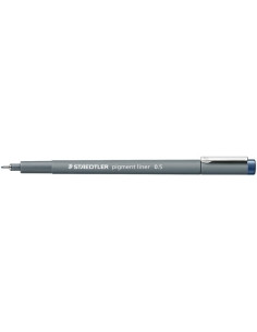 ROTULADOR CALIBRADO STAEDTLER 308 PIGMENT LINER 05 mm AZUL