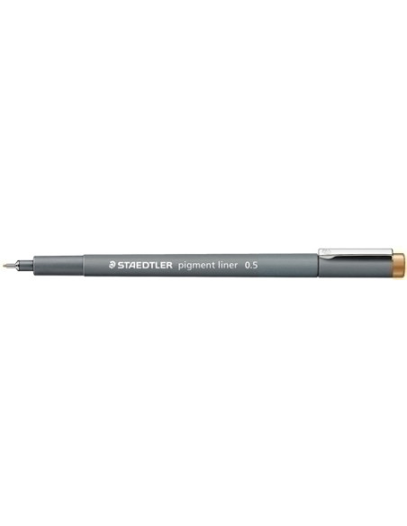 ROTULADOR CALIBRADO STAEDTLER 308 PIGMENT LINER 05 mm NARANJA