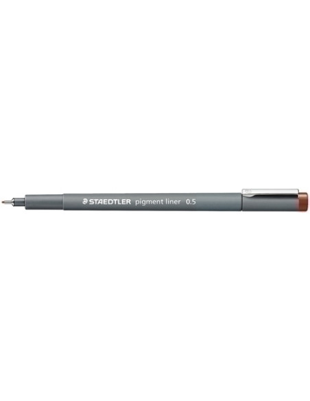 ROTULADOR CALIBRADO STAEDTLER 308 PIGMENT LINER 05 mm ROJO