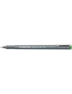 ROTULADOR CALIBRADO STAEDTLER 308 PIGMENT LINER 05 mm VERDE