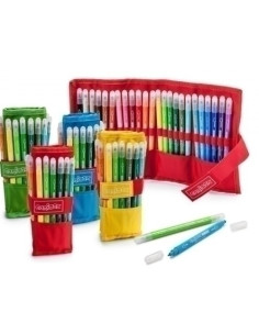 ROTULADOR CARIOCA BIRELLO DOUBLE ESTUCHE de 24 ROLLERSET