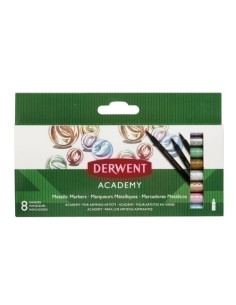 ROTULADOR DERWENT COLORES METALIZADOS PACK DE 8