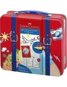 ROTULADOR FABER CASTELL CONNECTOR MALETIN DE VIAJE DE 40