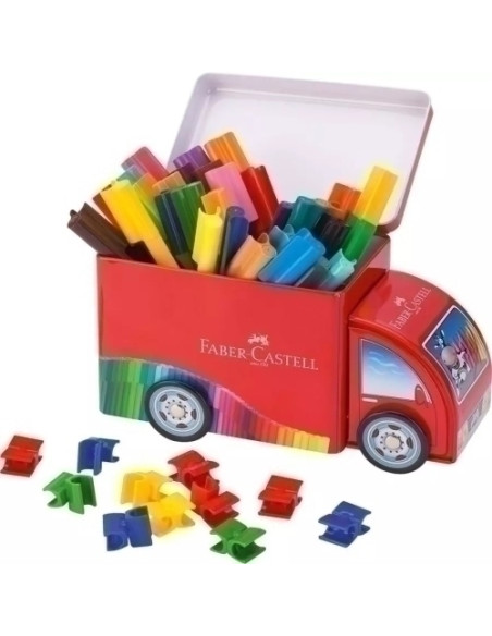 ROTULADOR FABER-CASTELL CONNECTOR CAMION DE METAL C33 10 CONECTORES