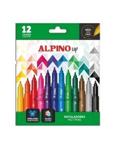 ROTULADOR FIBRA ALPINO UP 1mm  ESTUCHE de 12