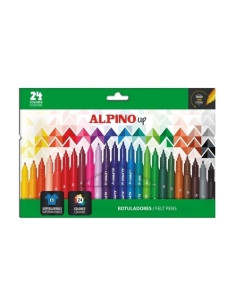 ROTULADOR FIBRA ALPINO UP 1mm  ESTUCHE de 24