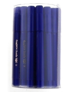 ROTULADOR FIBRA CARIOCA JUMBO  AZUL