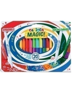 ROTULADOR FIBRA CARIOCA MAGIC MARKERS ESPECIAL CAJA de 20