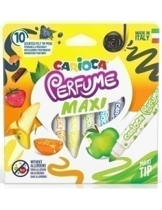 ROTULADOR FIBRA CARIOCA PERFUME MAXI CAJA de 10