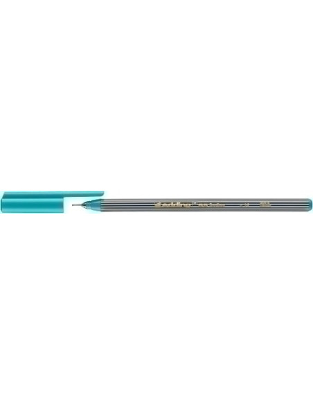 ROTULADOR FIBRA EDDING   55 FINELINER  AZUL TURQUESA