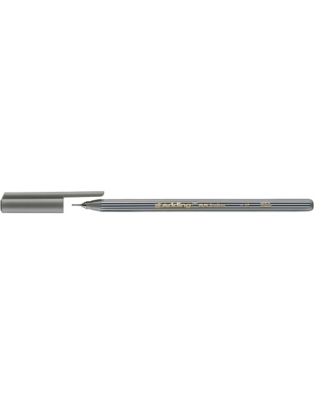 ROTULADOR FIBRA EDDING   55 FINELINER  GRIS
