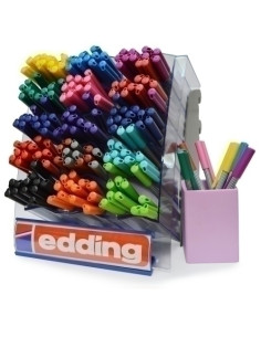 ROTULADOR FIBRA EDDING   55 FINELINER EXPOSITOR de 180