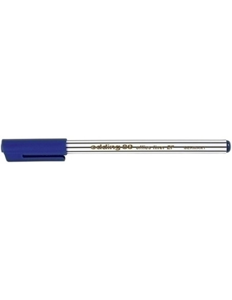 ROTULADOR FIBRA EDDING   89 OFFICE LINER EF AZUL