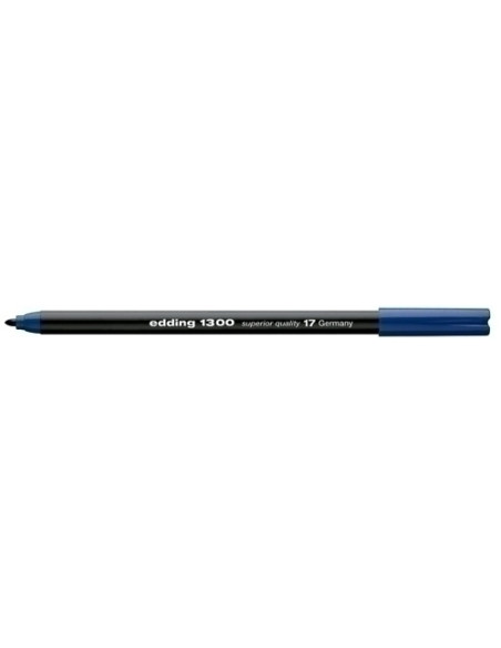 ROTULADOR FIBRA EDDING 1300  AZUL ACERO