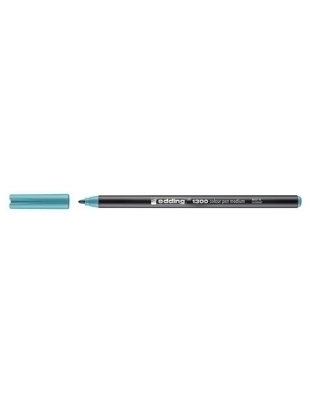 ROTULADOR FIBRA EDDING 1300  AZUL TURQUESA