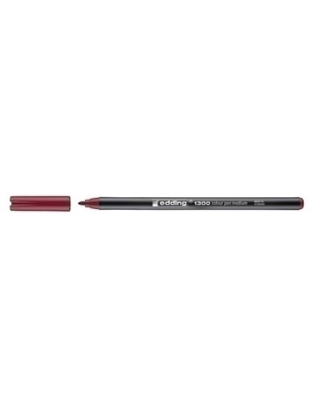 ROTULADOR FIBRA EDDING 1300  CARMIN