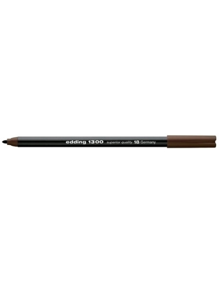 ROTULADOR FIBRA EDDING 1300  MARRON OSCURO